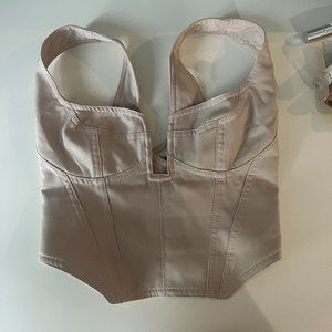 White Fox Corset Top